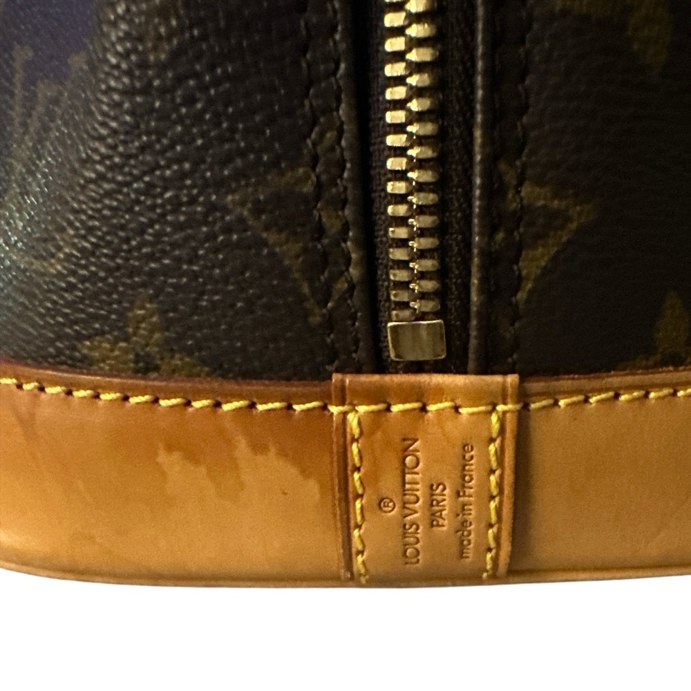 Louis Vuitton LV Hand Bag Alma Brown Monogram - Picture 9 of 15